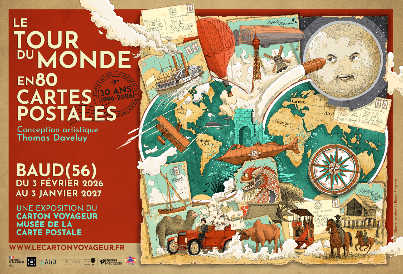 Le tour du monde en 80 cartes postales