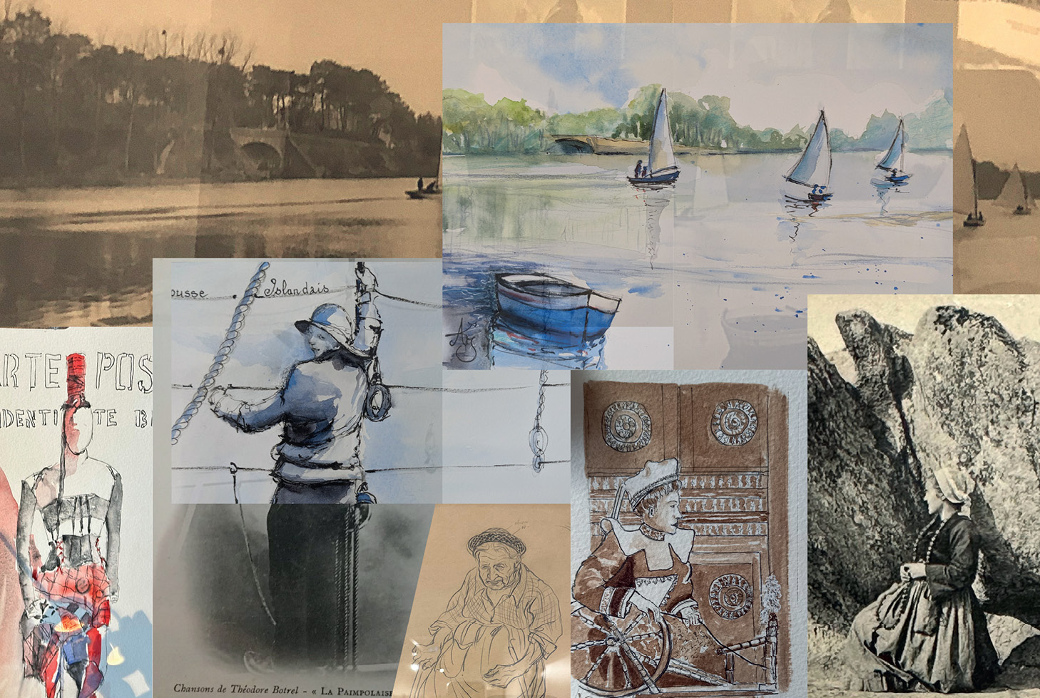 Visite commentée « Musée recopié » par les Urban Sketchers